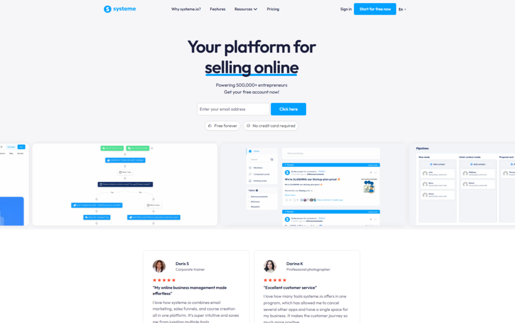 Systeme.io tutorial