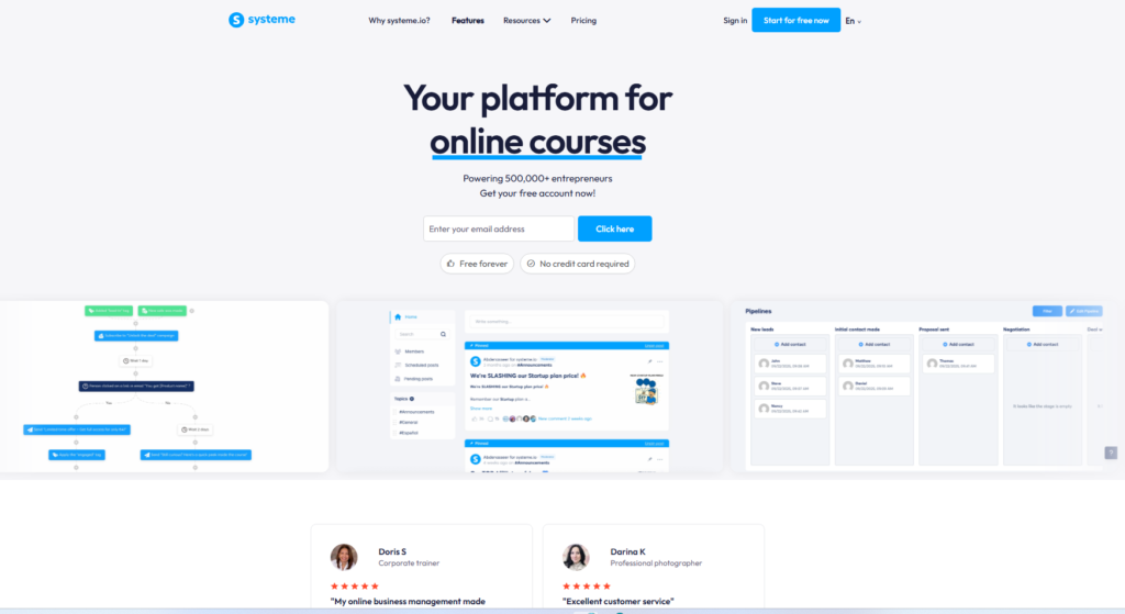 Switching To Systeme.io