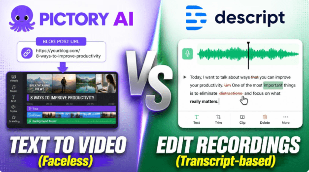 Pictory AI vs Descript: Which AI Video Tool Actually Fits Your Workflow in 2026?
