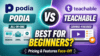 Podia vs Teachable for Beginners: Which Course Platform Should You Choose?