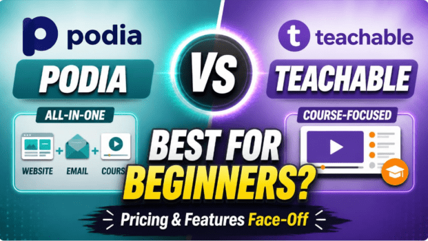 Podia vs Teachable for Beginners: Which Course Platform Should You Choose?