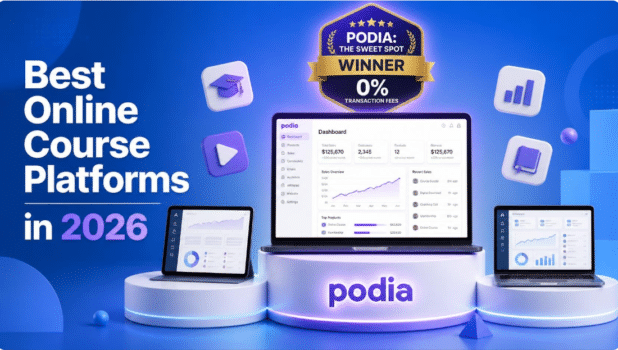 Best Online Course Platforms in 2026: Why Podia Is the Sweet-Spot Winner for Solopreneurs